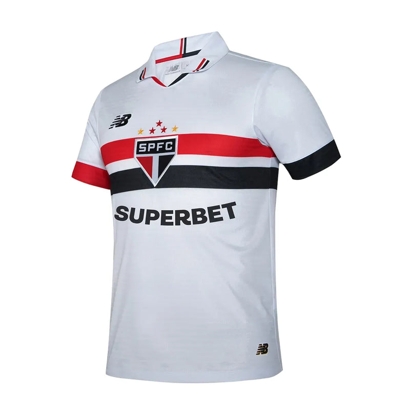 Camisa São Paulo Home 24/25 - Branca - C/ Patrocínio