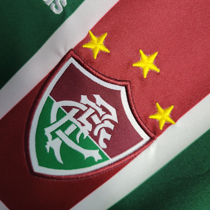 Camisa Fluminense Home 08/09 Retrô - Vinho e Verde