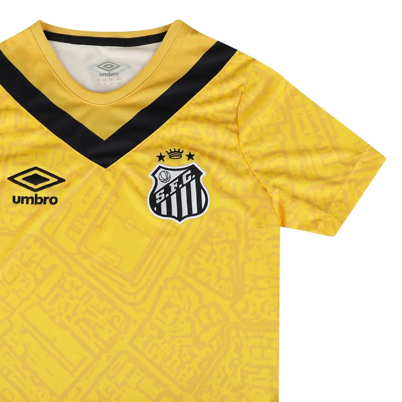 Camisa Santos Feminina Third 24/25 - Amarela