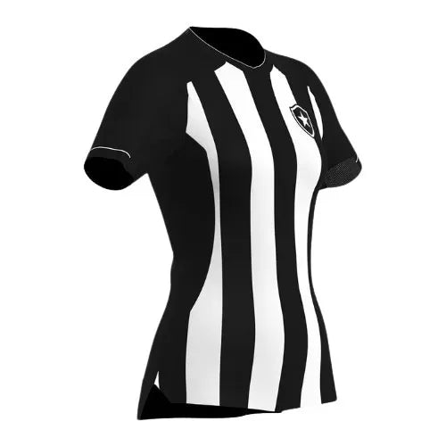 Camisa Botafogo Feminina Home 22/23 - Preta e Branca