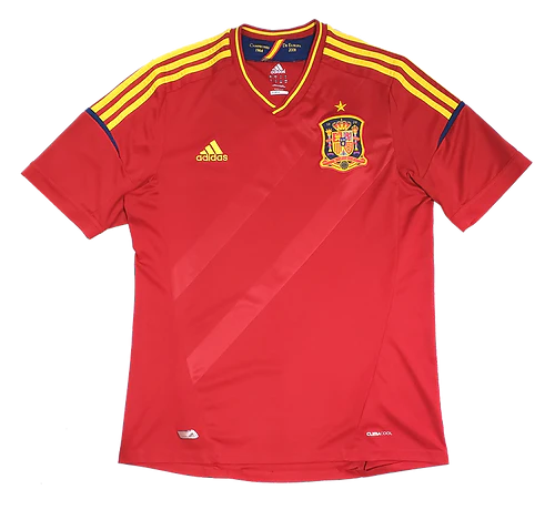 Camisa Espanha Home 2012 Retrô - Vermelha