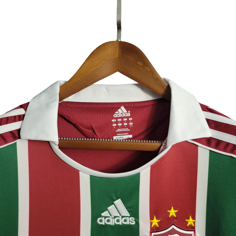 Camisa Fluminense Home 08/09 Retrô - Vinho e Verde