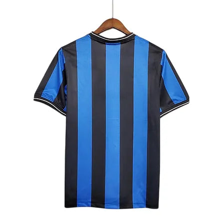 Camisa Inter de Milão Home 09/10 Retrô - Azul e Preta