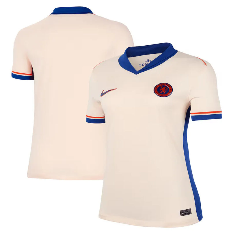 Camisa Chelsea Feminina Away 24/25 - Creme