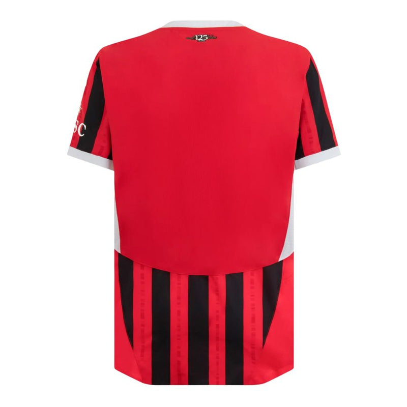 Camisa Milan Home 24/25 - Preta e Vermelha