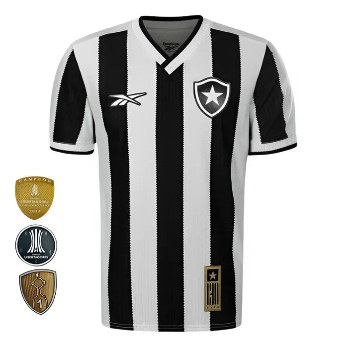 Camisa Botafogo Home 24/25 - Preta e Branca