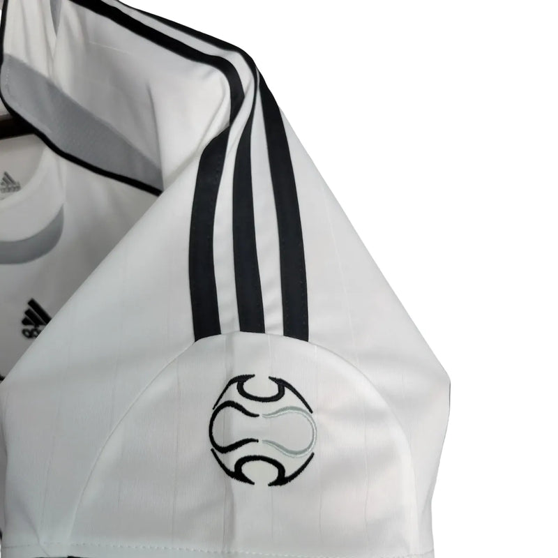 Camisa Real Madrid Home 06/07 Retrô - Branca