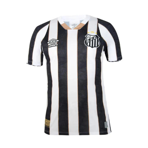 Camisa Santos Away 24/25 - Branca e Preta 