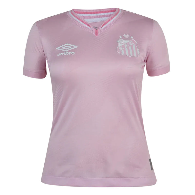 Camisa Santos Feminina Outubro Rosa 24/25 - Rosa