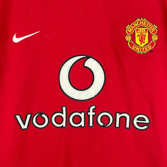 Camisa Manchester United Home 02/03 Retrô - Vermelha