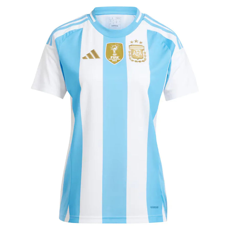 Camisa Argentina Feminina Home 2024 - Azul e Branca