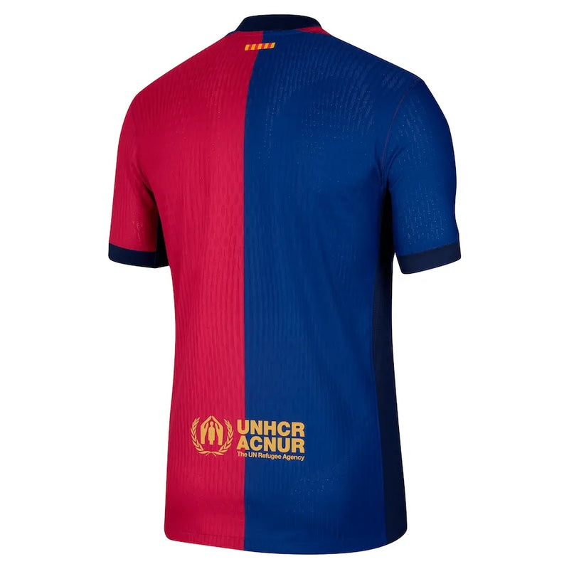 Camisa Barcelona Home 24/25 Jogador - Azul e Vermelha