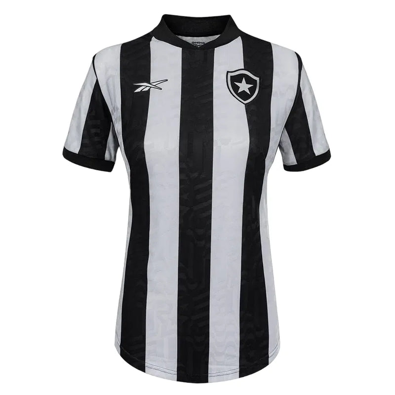 Camisa Botafogo Feminina Home 23/24 - Preta e Branca