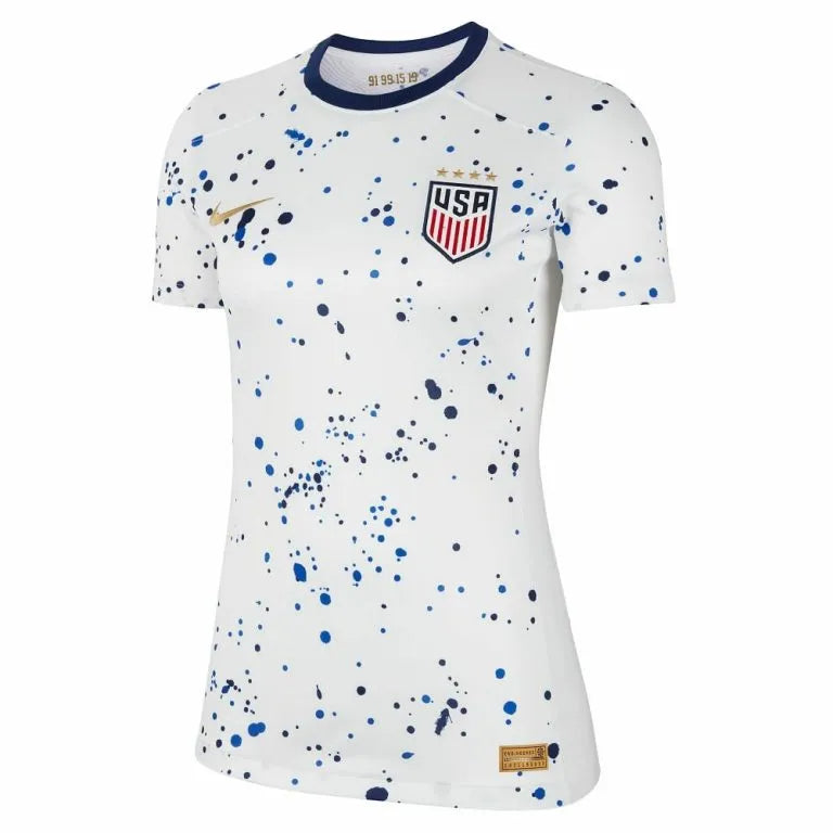 Camisa Estados Unidos Feminina Home 2023 - Branca