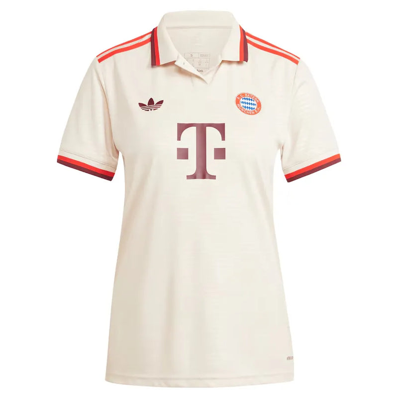 Camisa Bayern de Munique Feminina Third 24/25 - Bege