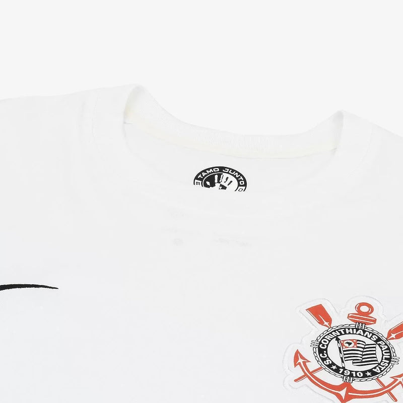 Camisa Corinthians Feminina Home 24/25 - Branca