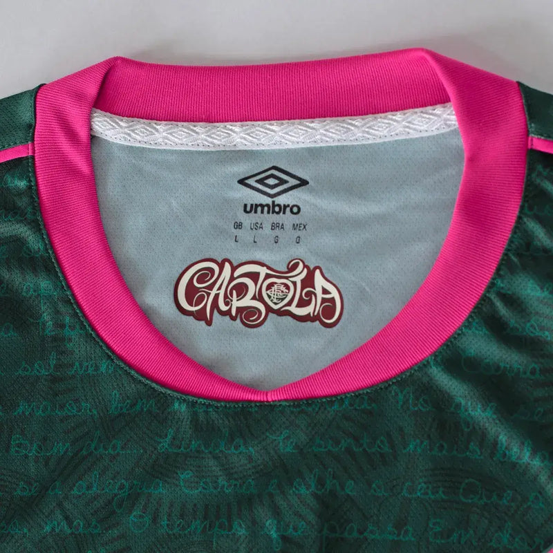 Camisa Fluminense Third 23/24 - Verde e Rosa