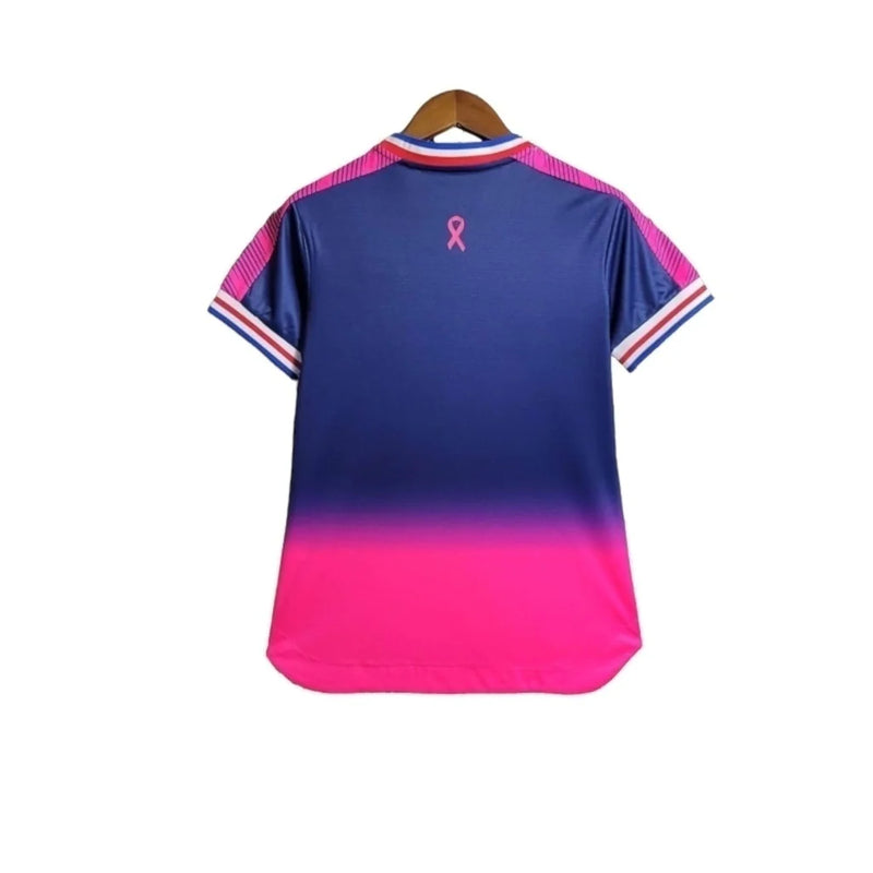 Camisa Fortaleza Feminina Outubro Rosa 23/24 - Azul e Rosa