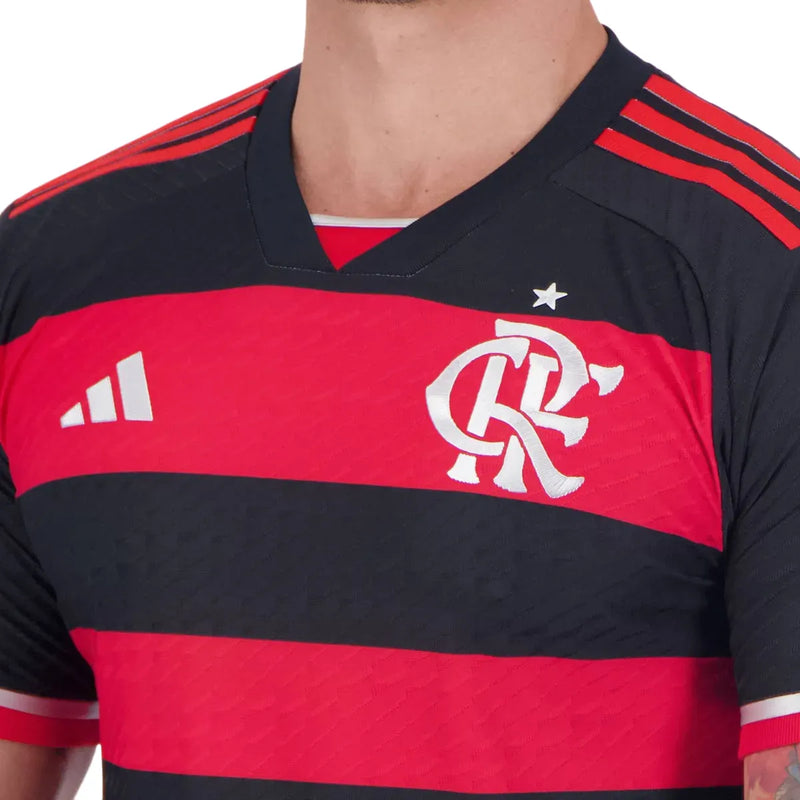 Camisa CRF Home 24/25 Jogador - Preta e Vermelha