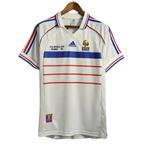 Camisa França Away 1998 Retrô - Branca