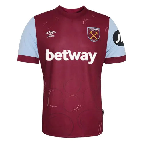 Camisa West Ham Home 23/24 - Vinho